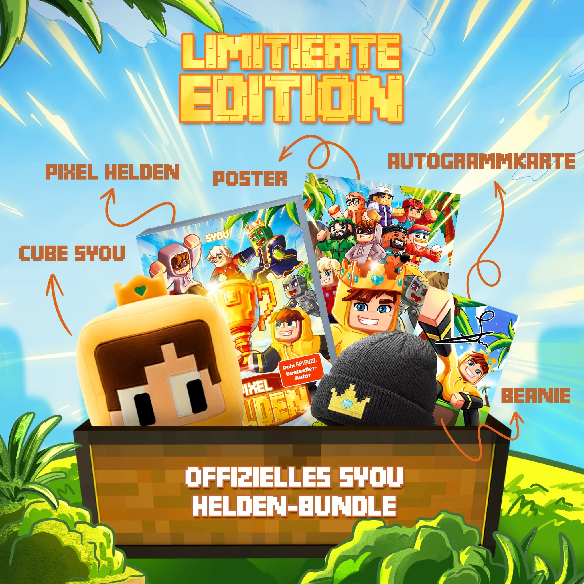 SYou Helden Bundle – Cube SYou, Beanie & Pixel Helden
