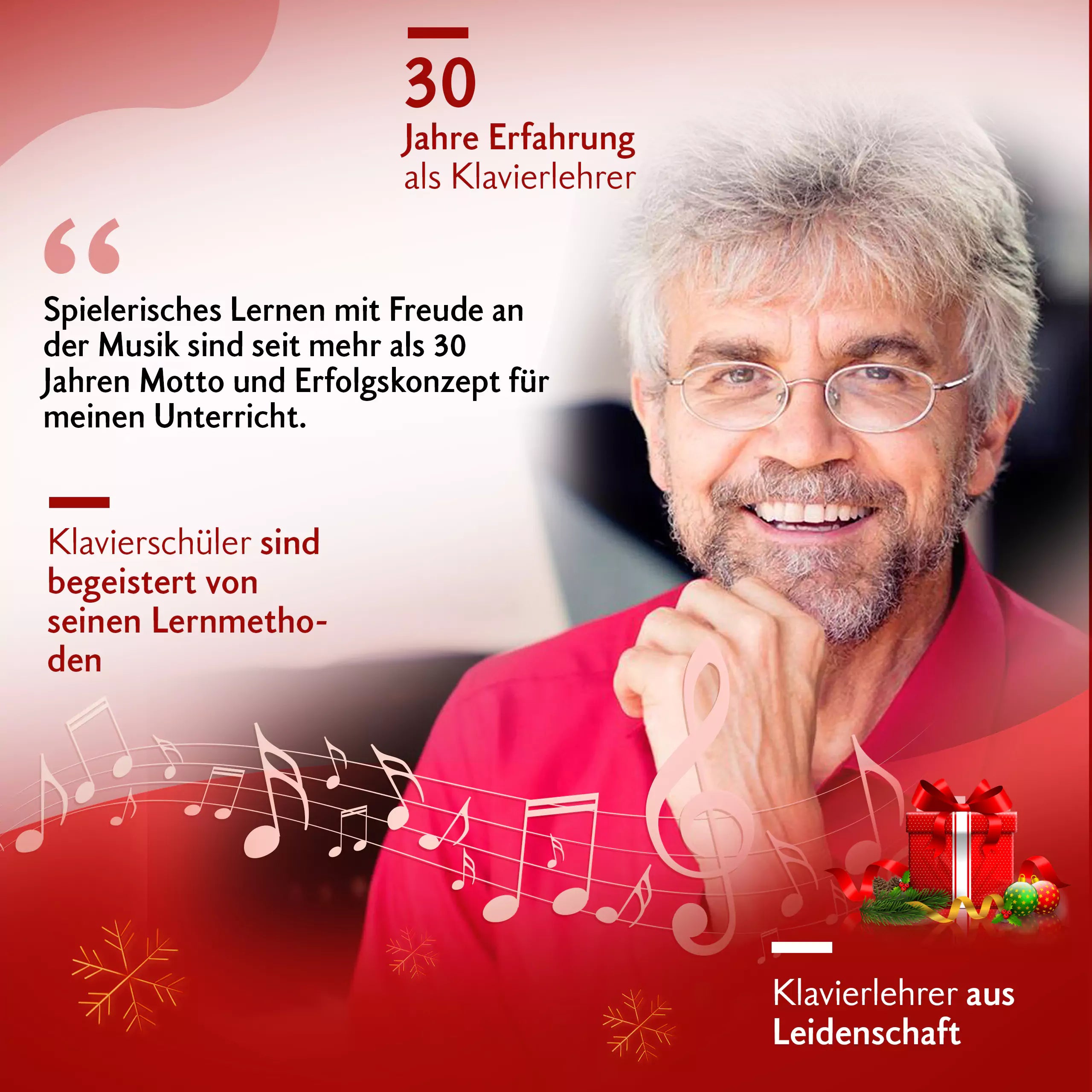 Bezaubernde Weihnachtslieder für Klavier