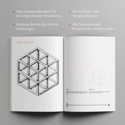 Optische Täuschungen und 3D Zeichnen leicht gemacht