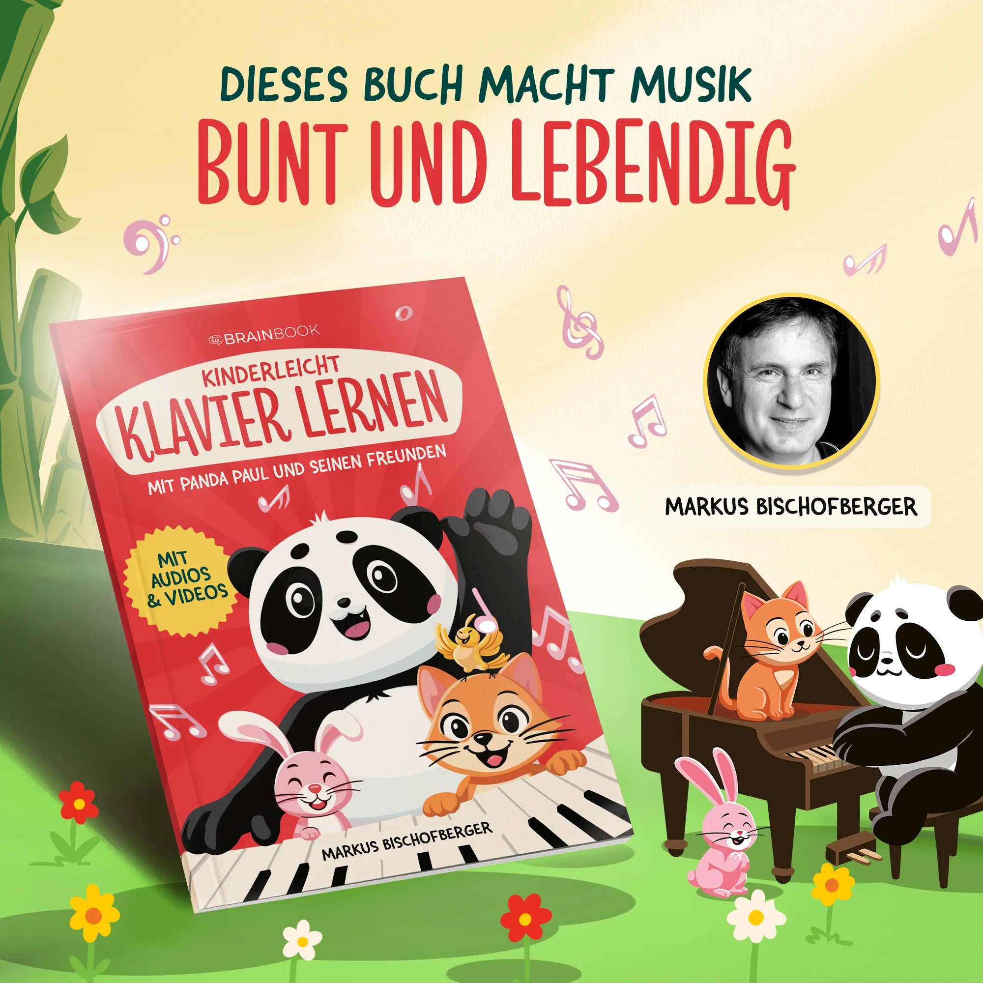 Kinderleicht Klavier lernen mit Panda Paul und seinen Freunden
