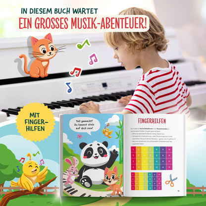 Kinderleicht Klavier lernen mit Panda Paul und seinen Freunden