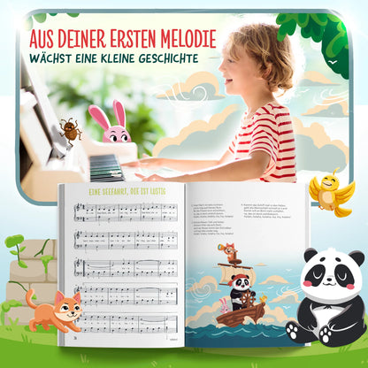 Kinderleicht Klavier lernen mit Panda Paul und seinen Freunden
