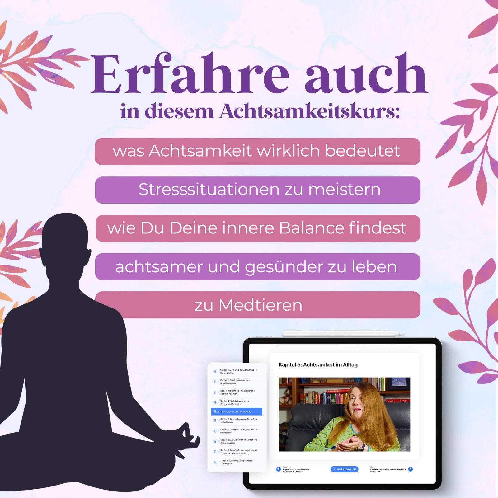 Achtsamkeitskurs mit Dr. Patrizia Collard