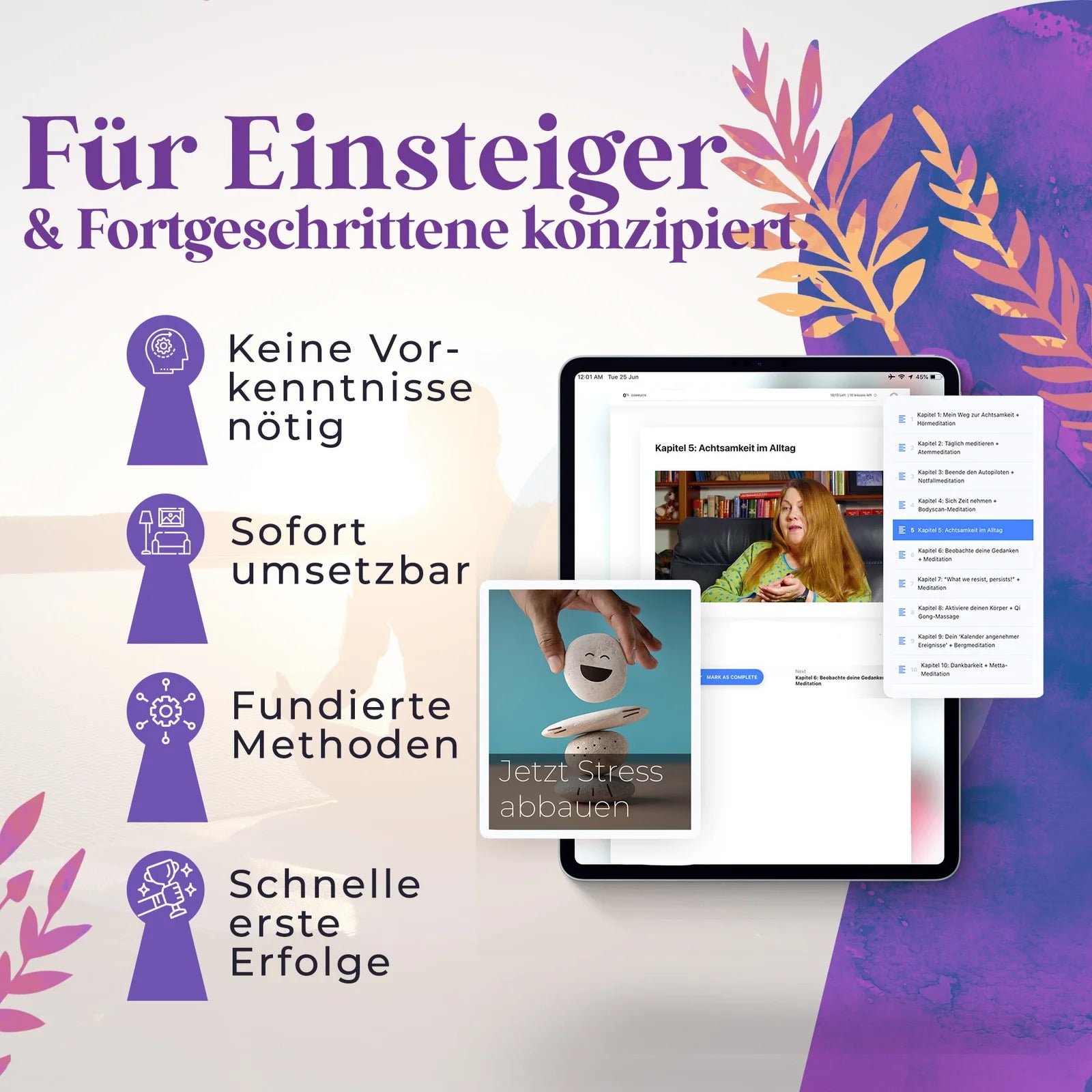 Achtsamkeitskurs mit Dr. Patrizia Collard